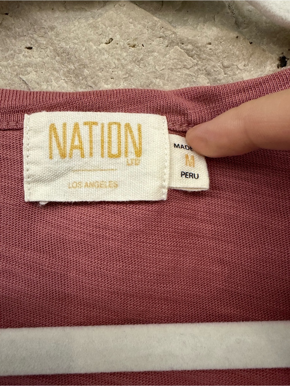Pink-Rose Ruched V-Neck Button Front Top - Picture 3 of 3